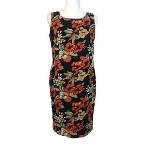 Studio I Women’s Size 6 Small Dress Floral Tropical Lightweight Lined Sleeveless
